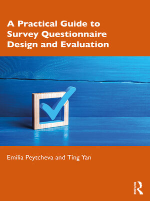 cover image of A Practical Guide to Survey Questionnaire Design and Evaluation